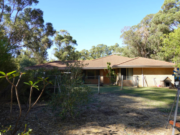Side view of house